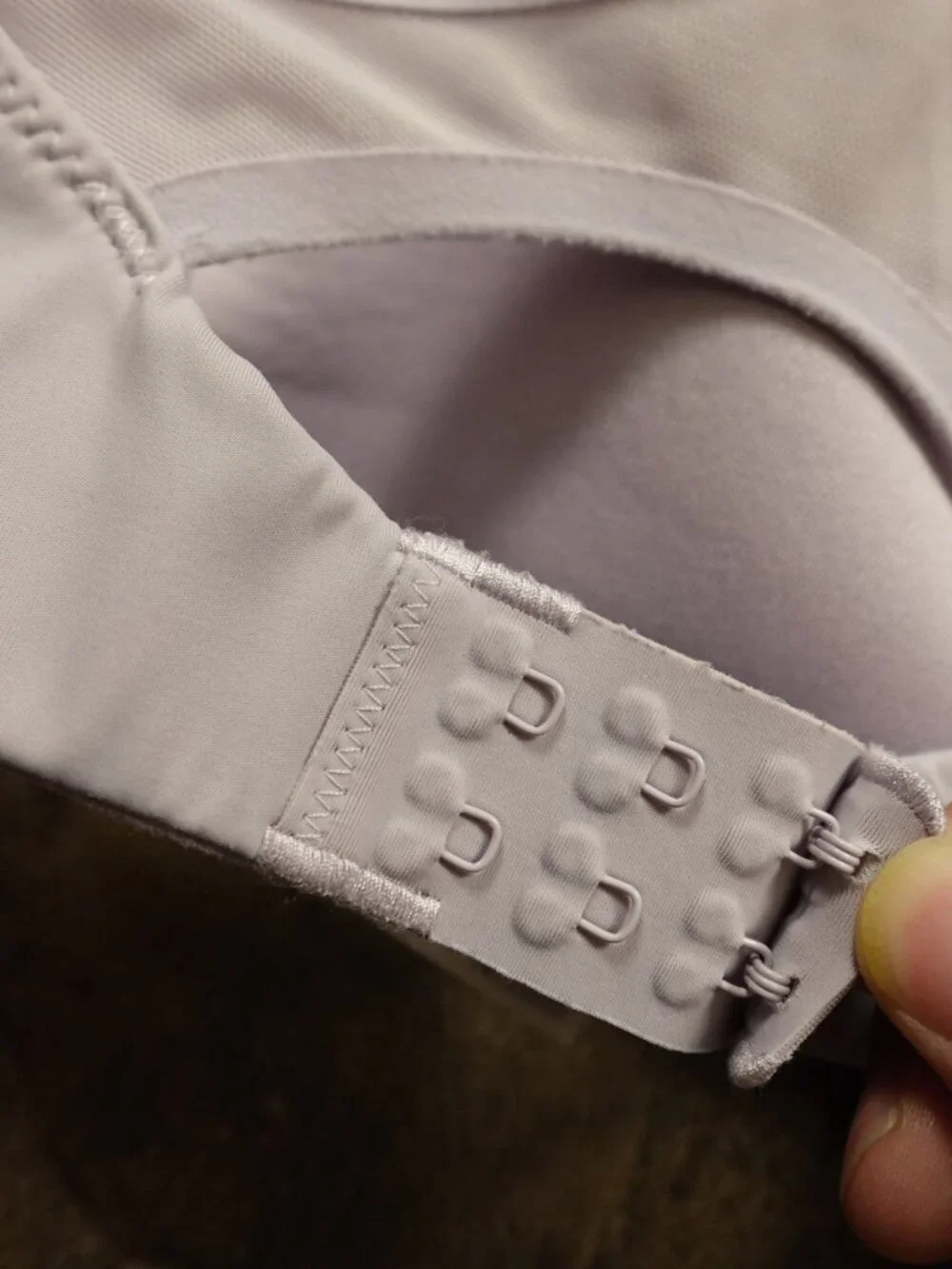 Athleta Advance Bra B-G 32DD Women's Light Purple High Impact Sports Bra